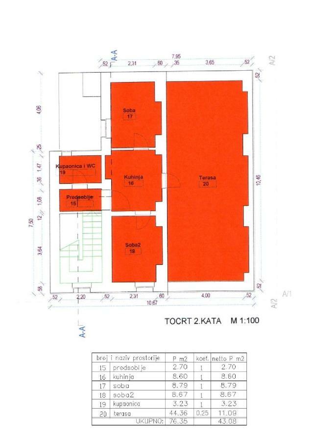 Apartment In Centre With Huge Terace Pula Exterior foto